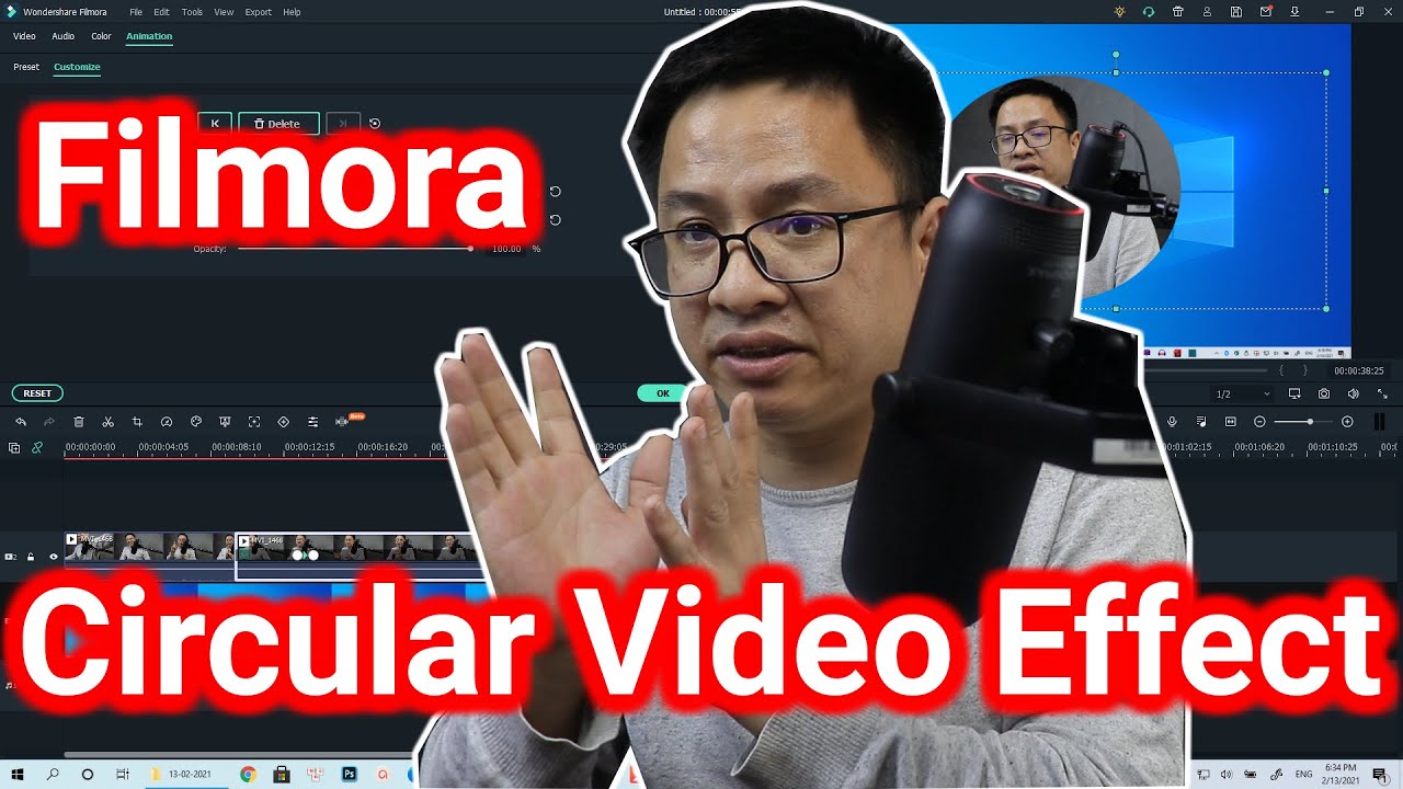 Filmora X Effect How to Create Circular Video Effect? YouTube