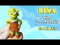 Making Lisa Simpson with polymer clay tutorial. Clay crafting