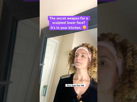 LOWER FACE LIFT (Facial Exercises with a Spoon)