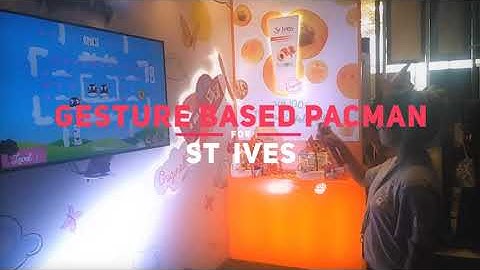 Gesture Based Pacman for ST Ives by Indroyd Labs