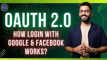 Lec-40: OAuth 2.0 Explained Simply! 🔥 How Login with Google & Facebook Works?