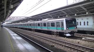 JR常磐線E233系2000番台(マト6編成) 急行我孫子ゆき 狛江通過