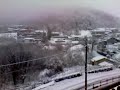 ...Dal balcone di casa mia, paesaggio imbiancato...