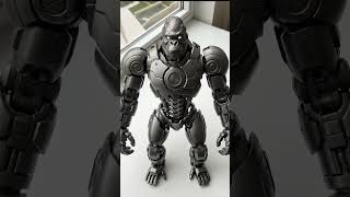 Mechanical Gorilla Transformation #ai #aiart #veo3 #flowai #4kexport #capcut #capcutfree #smartflow