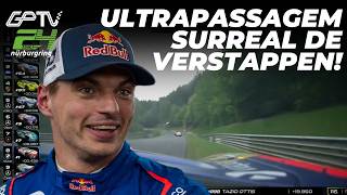 VERSTAPPEN FAZ ULTRAPASSAGEM PELA GRAMA EM NÜRBURGRING 🤯