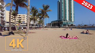 Arrecife, Lanzarote 🇪🇸 Canary Islands, Spain | Street Walk | Islas Canarias | Virtual Walking 2023