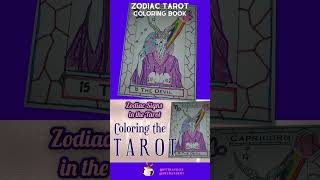 Coloring Book Zodiac Tarot