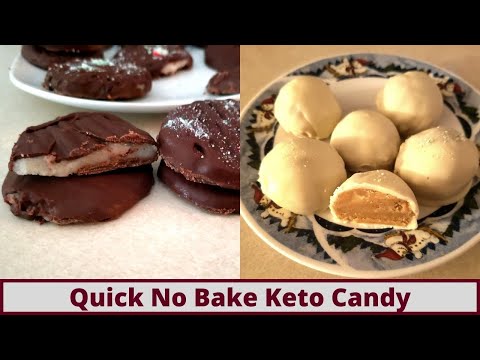 Quick Keto No Bake Christmas Candy