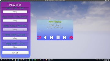 [UE4] Music Player - Playlist Preview