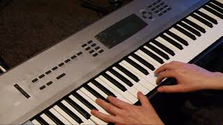 How to play Hot Stuff by Donna Summer - Korg N364 el.piano & synth