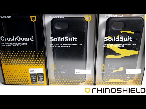 Rhinoshield Google Pixel 3 Solid Suit and Crash Guard Cases! King Of Drop Protection?