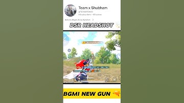 DSR-1 Sniper Rifle 😱 bgmi pubg best sniper gun DSR 🤯 bgmi shorts vidoe #bgmi #pubgmobile #shorts
