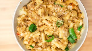 One-Pan Cheesy Taco Macaroni and Cheese