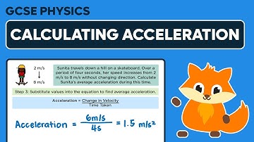Acceleration Worked Example - GCSE Physics
