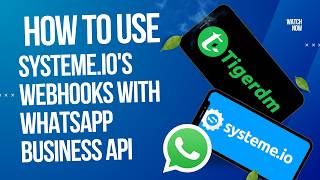 Systeme.io + WhatsApp Integration: Trigger Messages on Form Submission | TigerDM Webhook