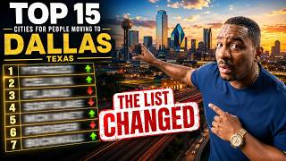 Top 15 Cities For People Moving To DALLAS Texas (Then VS Now)