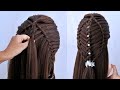 Easy Stylish Open Hair Ponytail Massy Hairstyle | Wedding &amp; Party Hairstyle