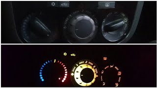 How to replace HVAC dashboard bulbs on #Opel Vauxhall Corsa D