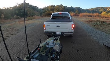 Launching my Hobie Outback from a Malone trailer