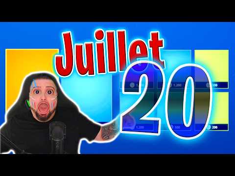 BOUTIQUE FORTNITE D’AUJOURD’HUI (20 Juillet 2026) 💙🥳 (Boutique du jour)