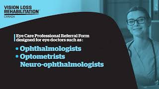 VLRC Referral Form Demo for Eye Care Professionals