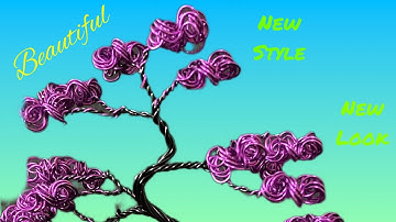 Making a Wire Bonsai Tree!! #6 a New Leaf Type!!