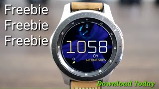 Top Free Galaxy Watch/Gear S3 Awesome Watch Face Review screenshot 5