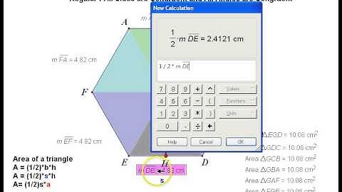 Geometry: Unit 11 Day 5 Area or Regular Polygons
