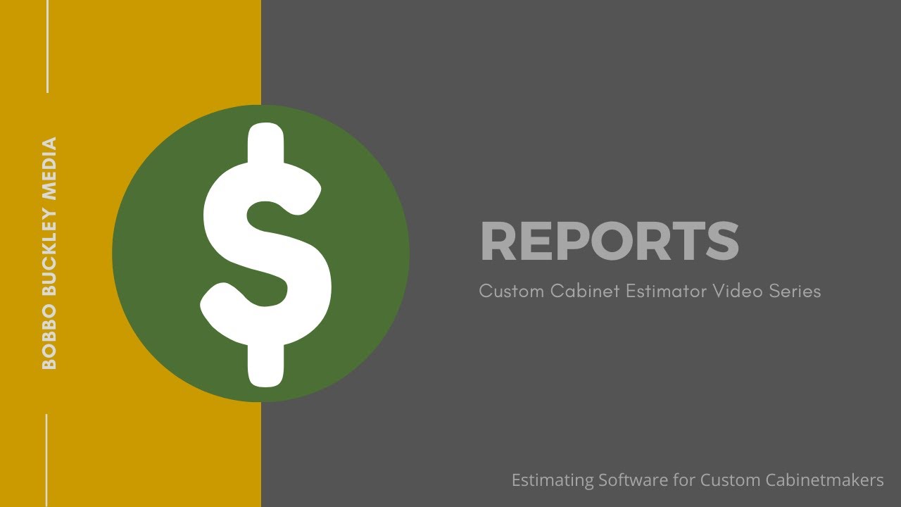 24Custom EstimatorReports YouTube