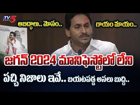 YSRCP Manifesto 2024 REAL FACTS REACTION - Jagan Manifesto LIES and CHEATING EXPLAINED | TV5 News - TV5NEWS