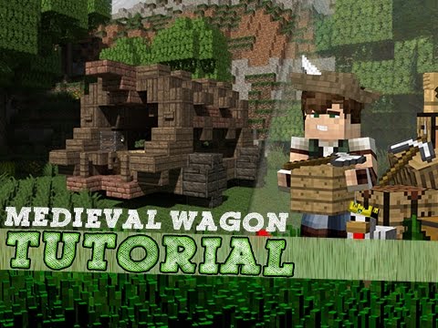 Minecraft Tutorial: Medieval Wagon! - YouTube