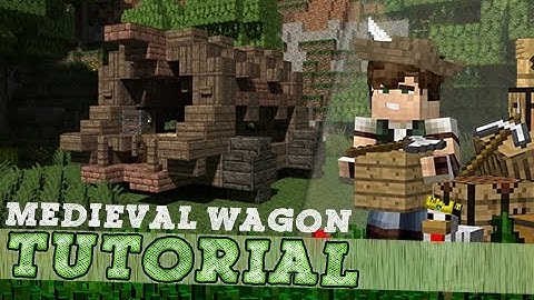 Minecraft Tutorial: Medieval Wagon!