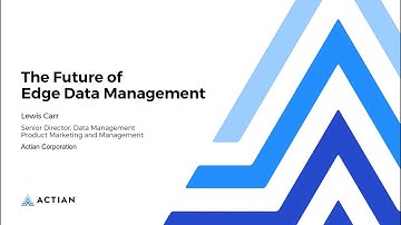 The Future of Edge Data Management