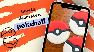 Perfect Pokeball Cookie Tutorial | Easy Pokemon Cookie Tutorial