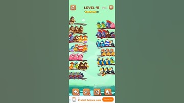 BIRD SORT 2 COLOR PUZZLE GAME 🐦 LEVEL 45