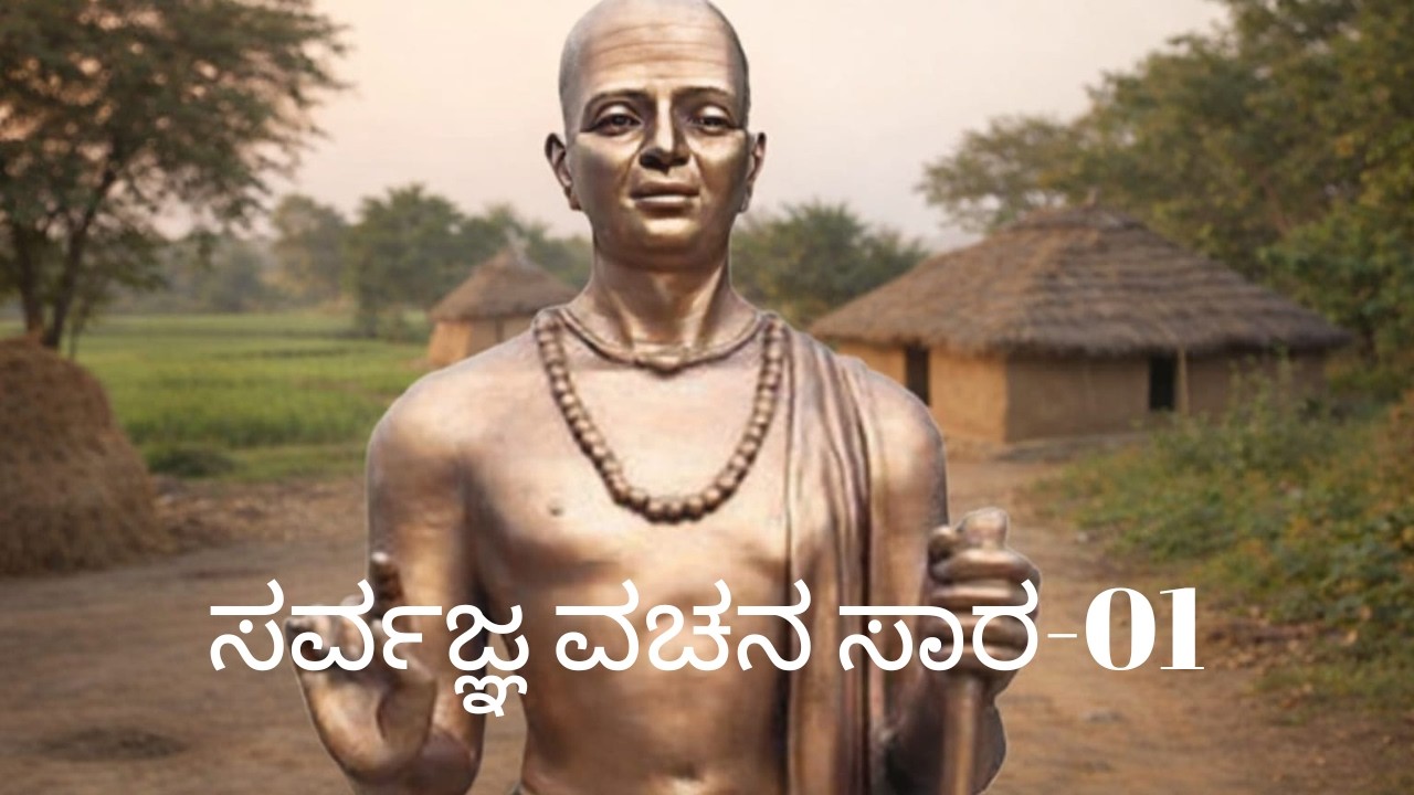 ಸರ್ವಜ್ಞ ವಚನ ಸಾರ-01