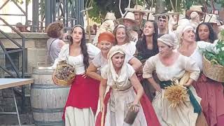 Pasacalles en las Jornadas de Brujería de Bargota (Navarra)