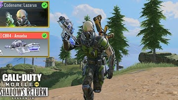 CODENAME: LAZARUS + MYTHIC CBR4 - AMOEBA GAMEPLAY! "AN EXPERIMENT BIO SOLDIER" | COD MOBILE SEASON |