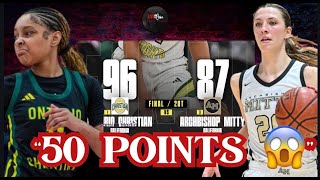 50-POINT EXPLOSION! Kaleena Smith Stuns Archbishop Mitty in 2OT Classic. @maxpreps