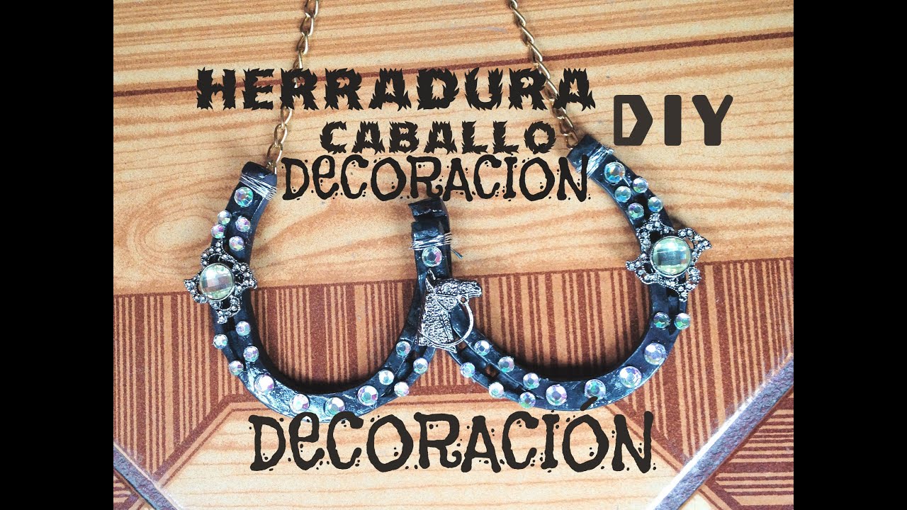 DIY Decora herradura de caballo Regalo Dia del Padre fácil horseshoe  decoration 