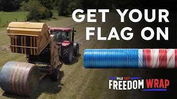 Red White and Blue Net Wrap