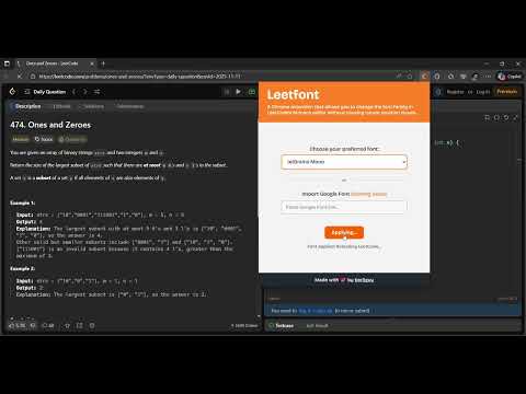 LeetFont video preview 2