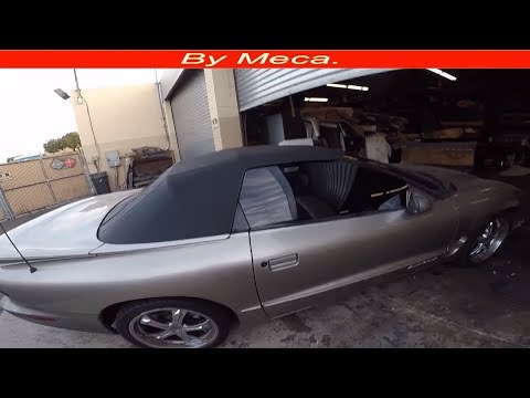 How to Install 1994 - 2002 Pontiac Firebird Coinvertible Top