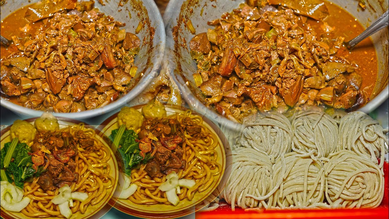 KACAU !!!! MIE AYAM GORENG LEGEND, SEMANGKOK PENUH MURAH BANGET !!!! DISINI PAKE NYA ATI AYAM !!!!