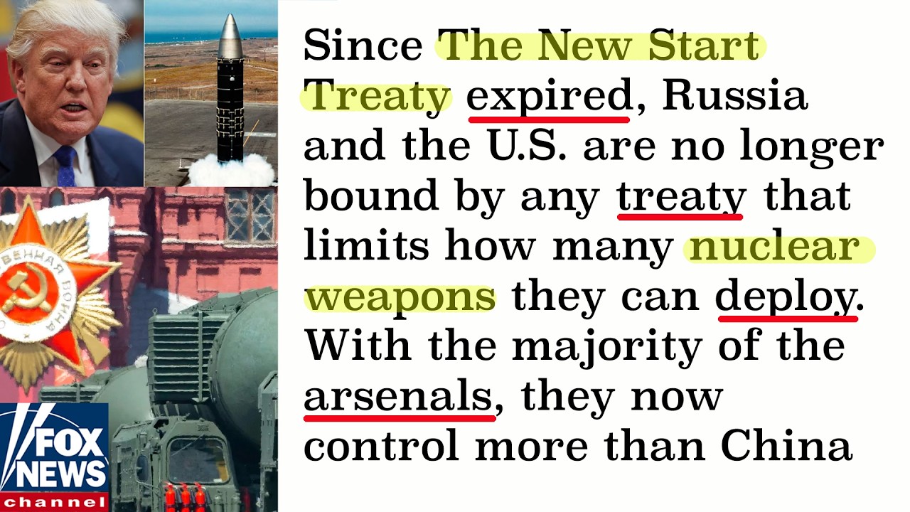 Изучайте английский язык по новостям - Трамп хочет модернизировать структуру ядерного оружия (сре...