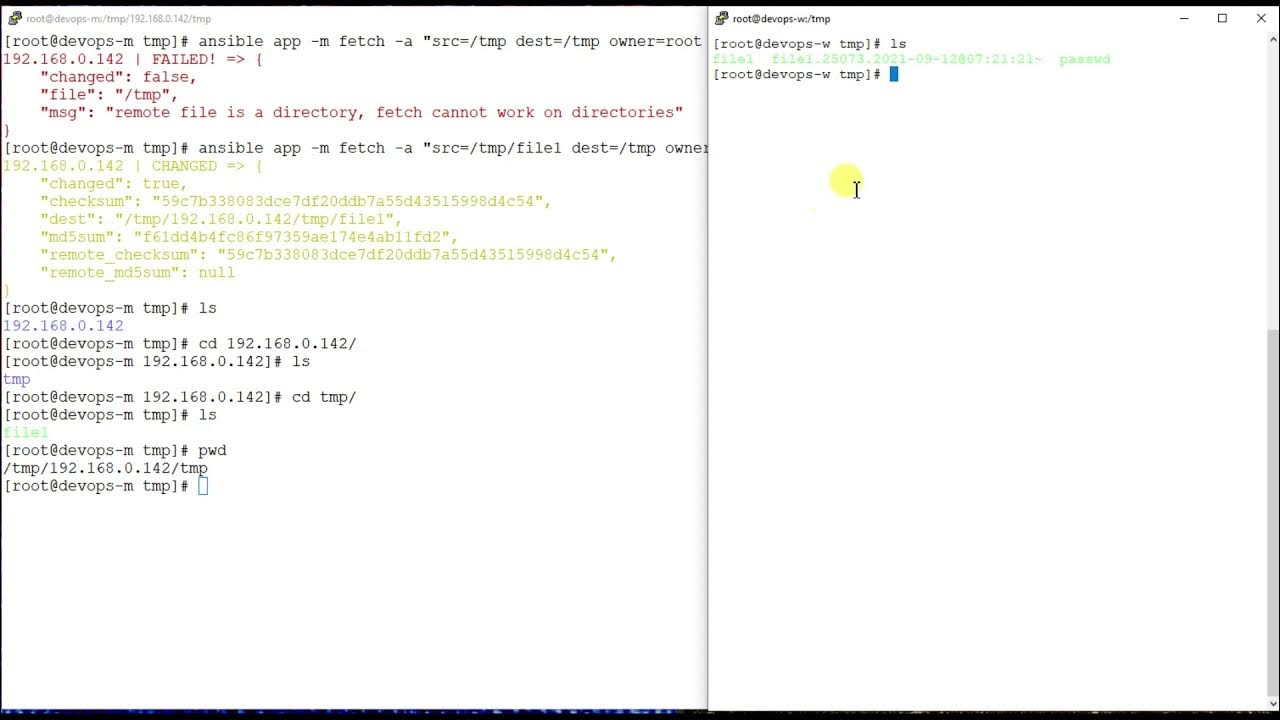 7. Ansible Fetch Module - YouTube