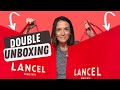 Craquage luxe  double unboxing lancel