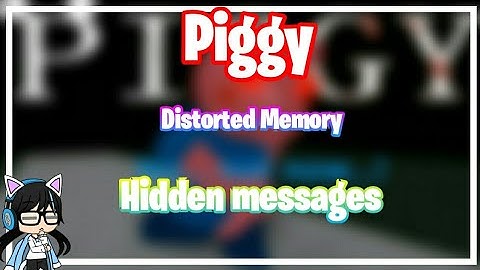 ROBLOX Piggy : All hidden messages in Distorted Memory |Dino RBLX TV|
