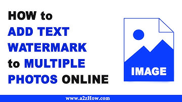 How to Add Text Watermark to Multiple Photos Online