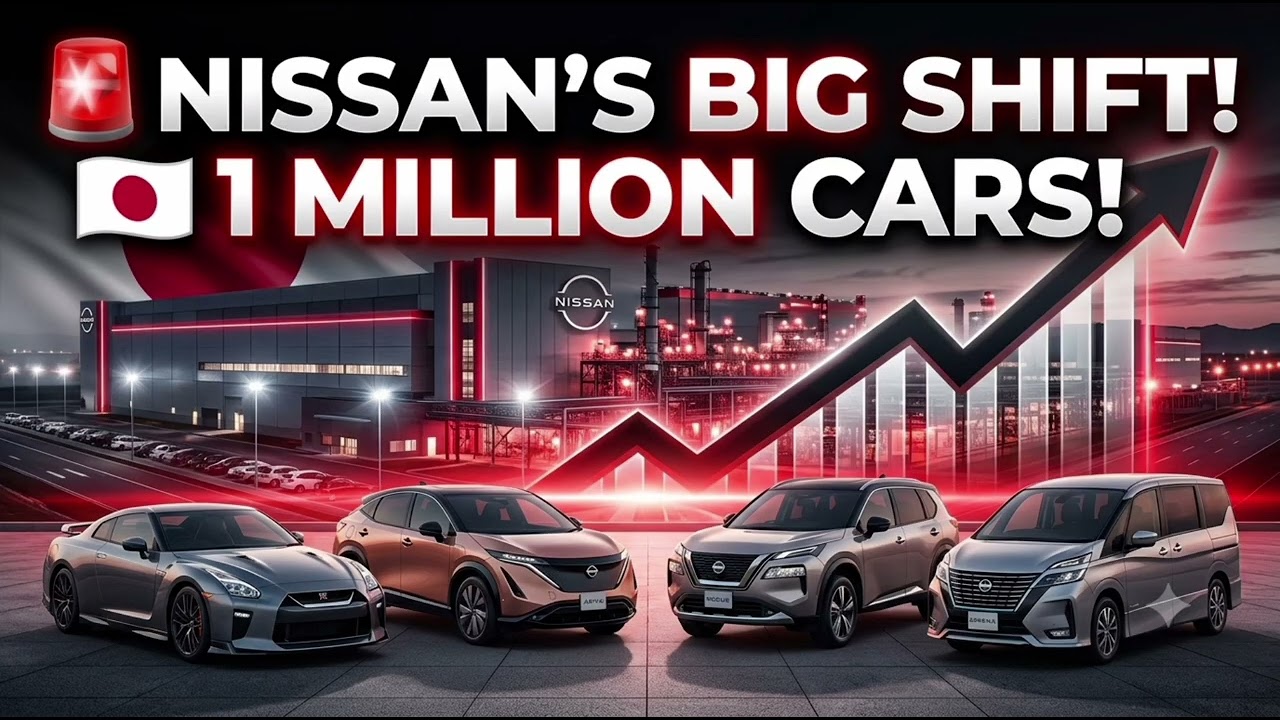 🚨 Nissan’s BIG Japan Factory Reshuffle! 🇯🇵 1 Million Cars a Year Production Plan Revealed! 🚘⚡